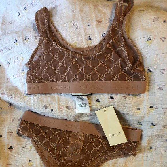 gucci bra and panties